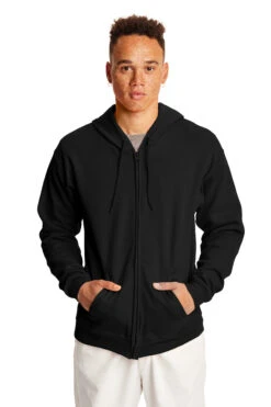 Hanes Unisex 7.8 Oz. EcoSmart® 50/50 Full-Zip Hood