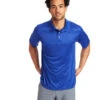 Hanes Unisex Men's 4 Oz. Cool Dri® Polo Shirt -Jiffyshirts Sales Store 105040 4800 Deep Royal 6