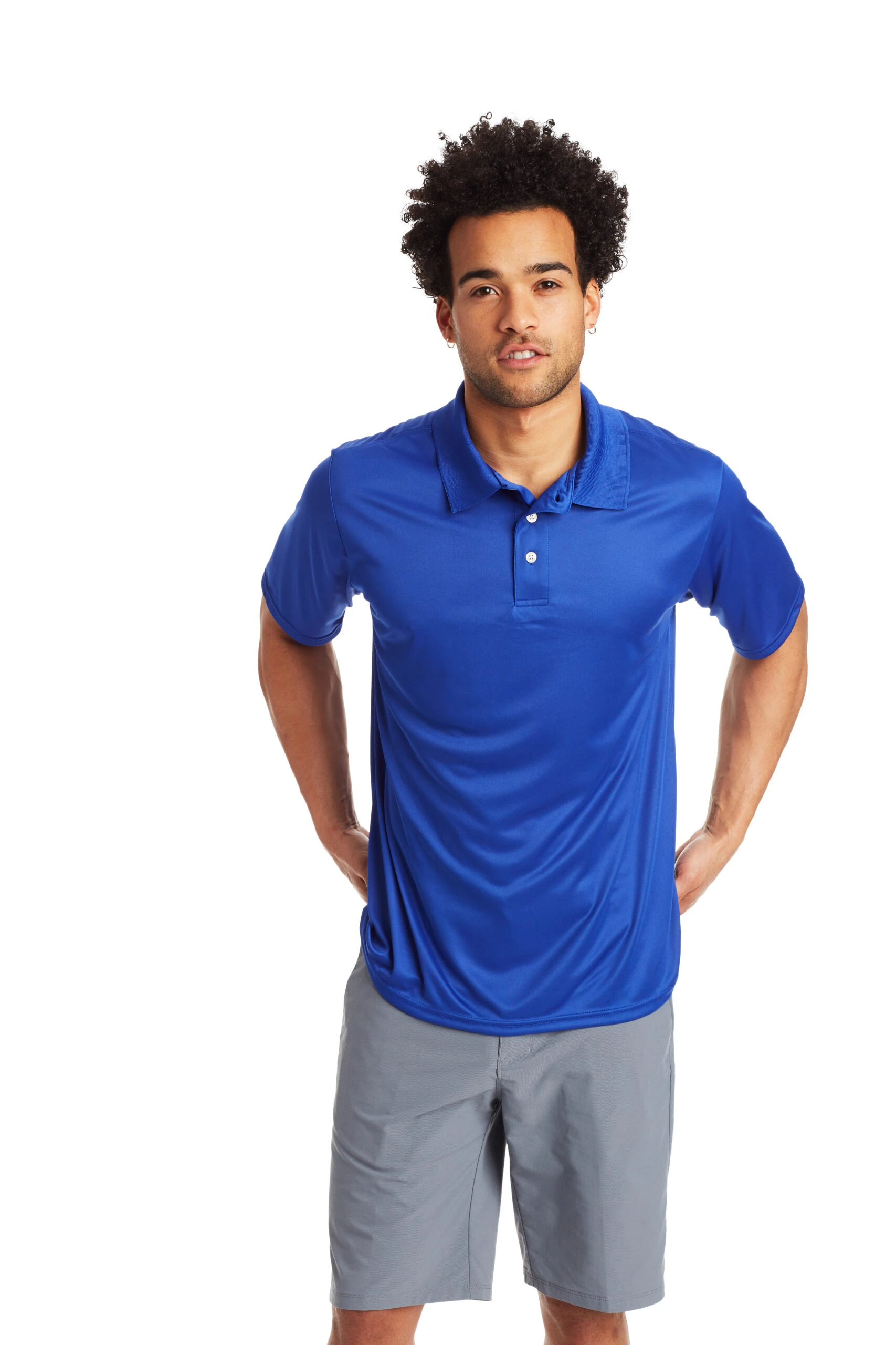 Hanes Unisex Men's 4 Oz. Cool Dri® Polo Shirt 3 Hanes Unisex Men's 4 Oz. Cool Dri® Polo Shirt