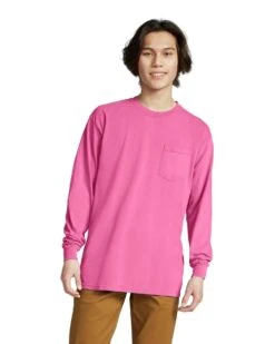 Adult Unisex Heavyweight RS Long-Sleeve Pocket T-Shirt -Jiffyshirts Sales Store 107712 4410 1915C C2022 SD F 081