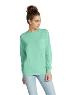 Adult Unisex Heavyweight RS Long-Sleeve Pocket T-Shirt -Jiffyshirts Sales Store 107810 4410 352C C2022 SD F 018