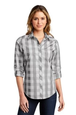 Ladies Everyday Plaid Shirt -Jiffyshirts Sales Store 110b040ac54b05