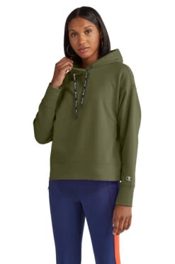 Champion Women's Sport Hooded Sweatshirt 13 Champion Women's Sport Hooded Sweatshirt -Jiffyshirts Sales Store 111955 CHP100 Fresh Olive 6