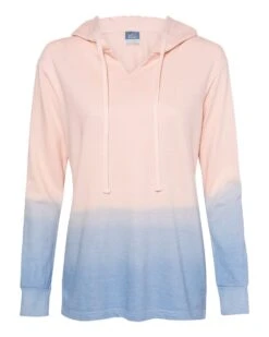 Women's French Terry Ombré Hooded Sweatshirt -Jiffyshirts Sales Store 1137fe67e3401b