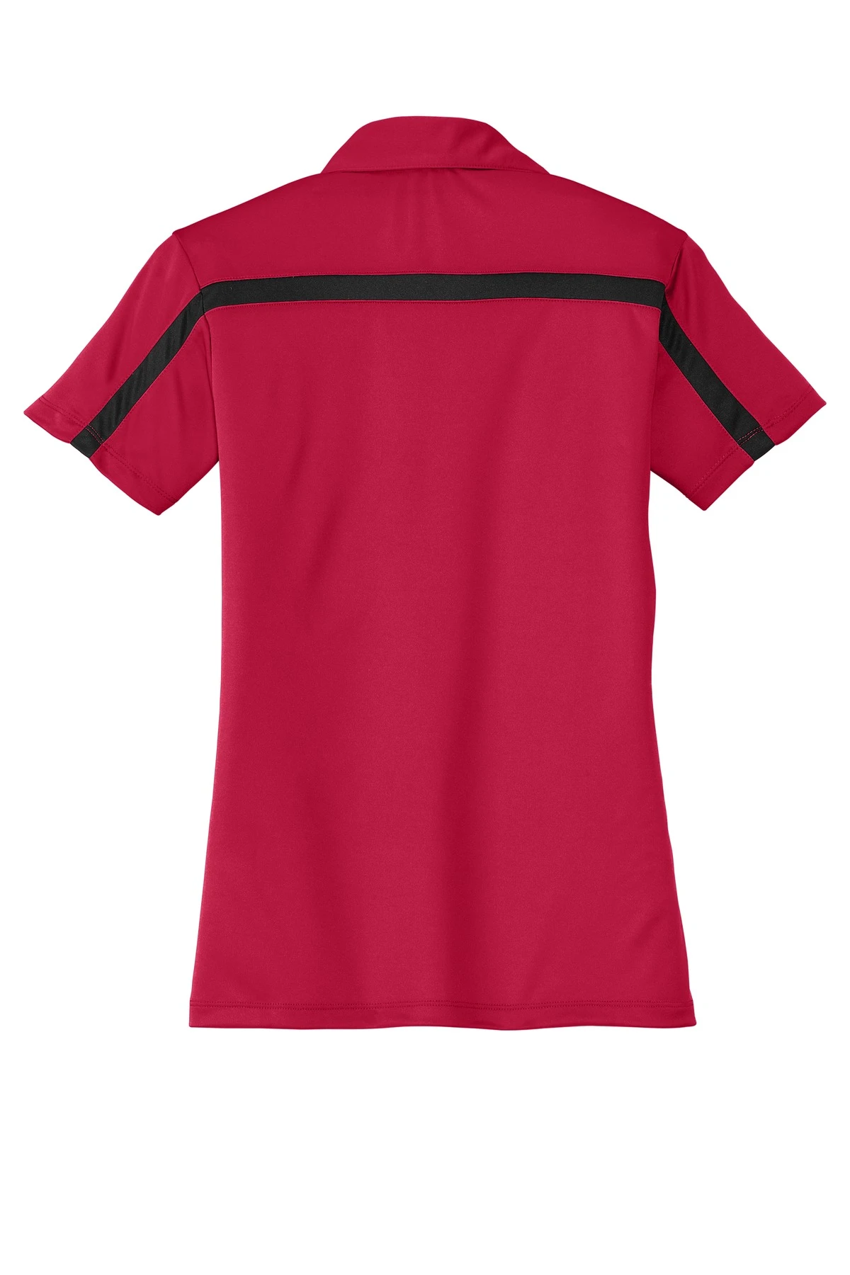 Ladies Silk Touch Performance Colorblock Stripe Polo 6 Ladies Silk Touch Performance Colorblock Stripe Polo - Image 4