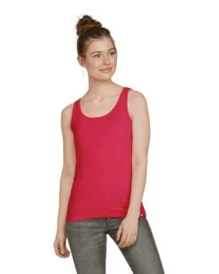 Gildan Ladies' Softstyle® 4.5 Oz. Fitted Tank 19 Gildan Ladies' Softstyle® 4.5 Oz. Fitted Tank -Jiffyshirts Sales Store 119358 64200L 187C G2022 SD F 008
