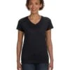 Ladies' V-Neck Fine Jersey T-Shirt 1 Ladies' V-Neck Fine Jersey T-Shirt -Jiffyshirts Sales Store 11e35afa98c85c