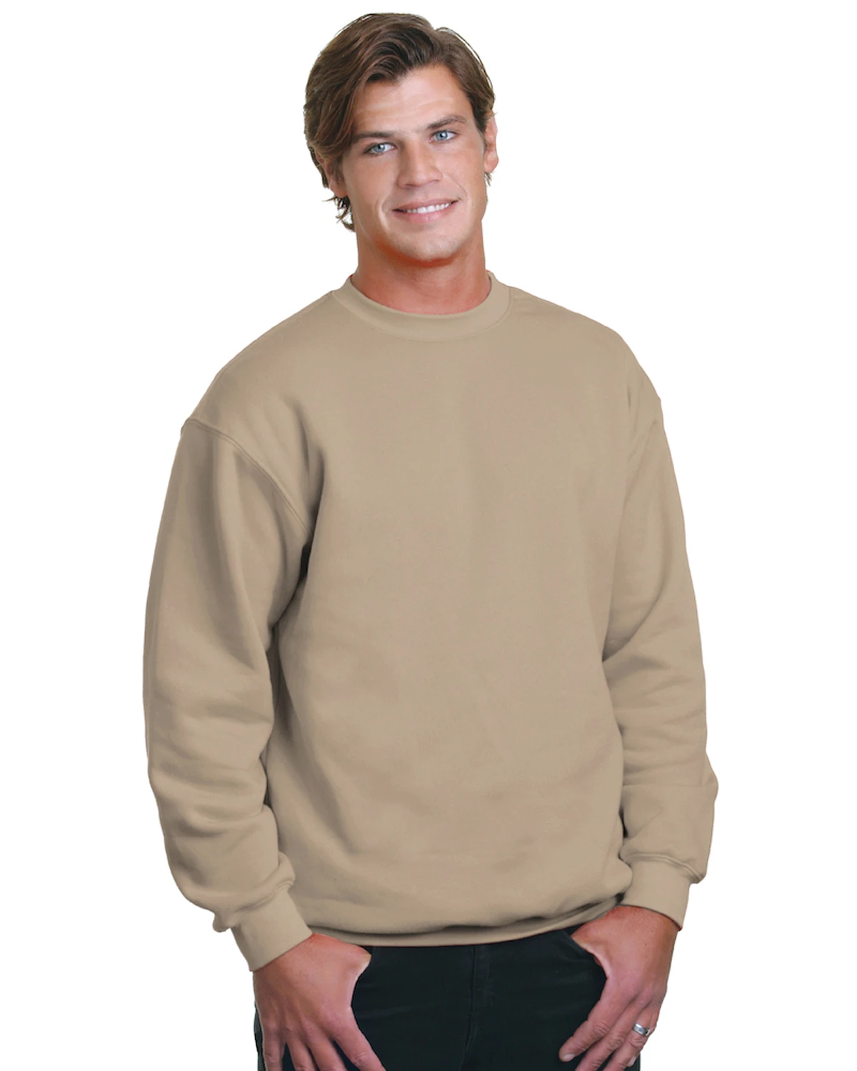 Adult Unisex 9.5 Oz., 80/20 Heavyweight Crewneck Sweatshirt 10 Adult Unisex 9.5 Oz., 80/20 Heavyweight Crewneck Sweatshirt - Image 8