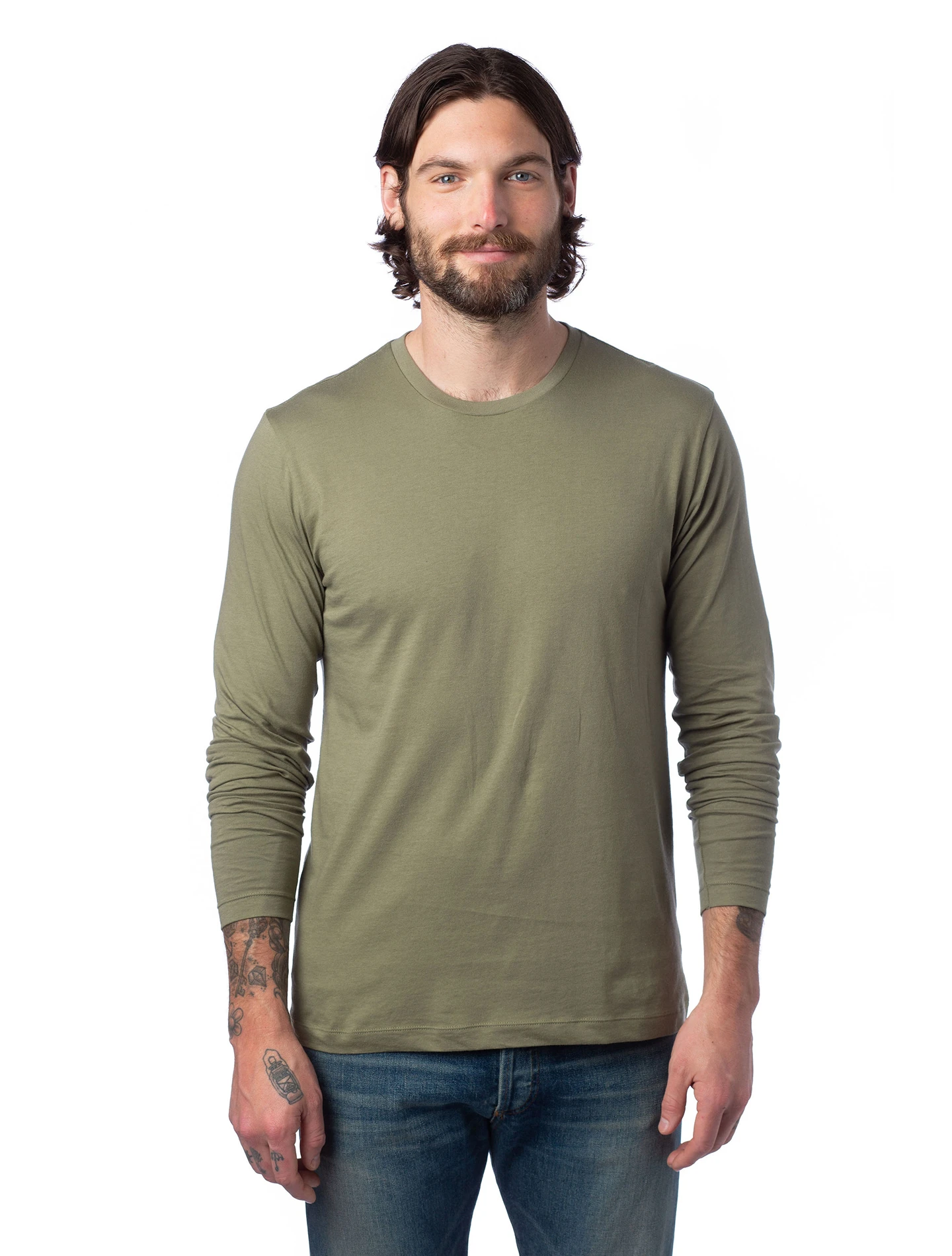 Unisex Cotton Jersey Long Sleeve Go-To Tee 10 Unisex Cotton Jersey Long Sleeve Go-To Tee - Image 8
