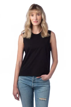 Women's Cotton Jersey Go-To Crop Muscle Tank
