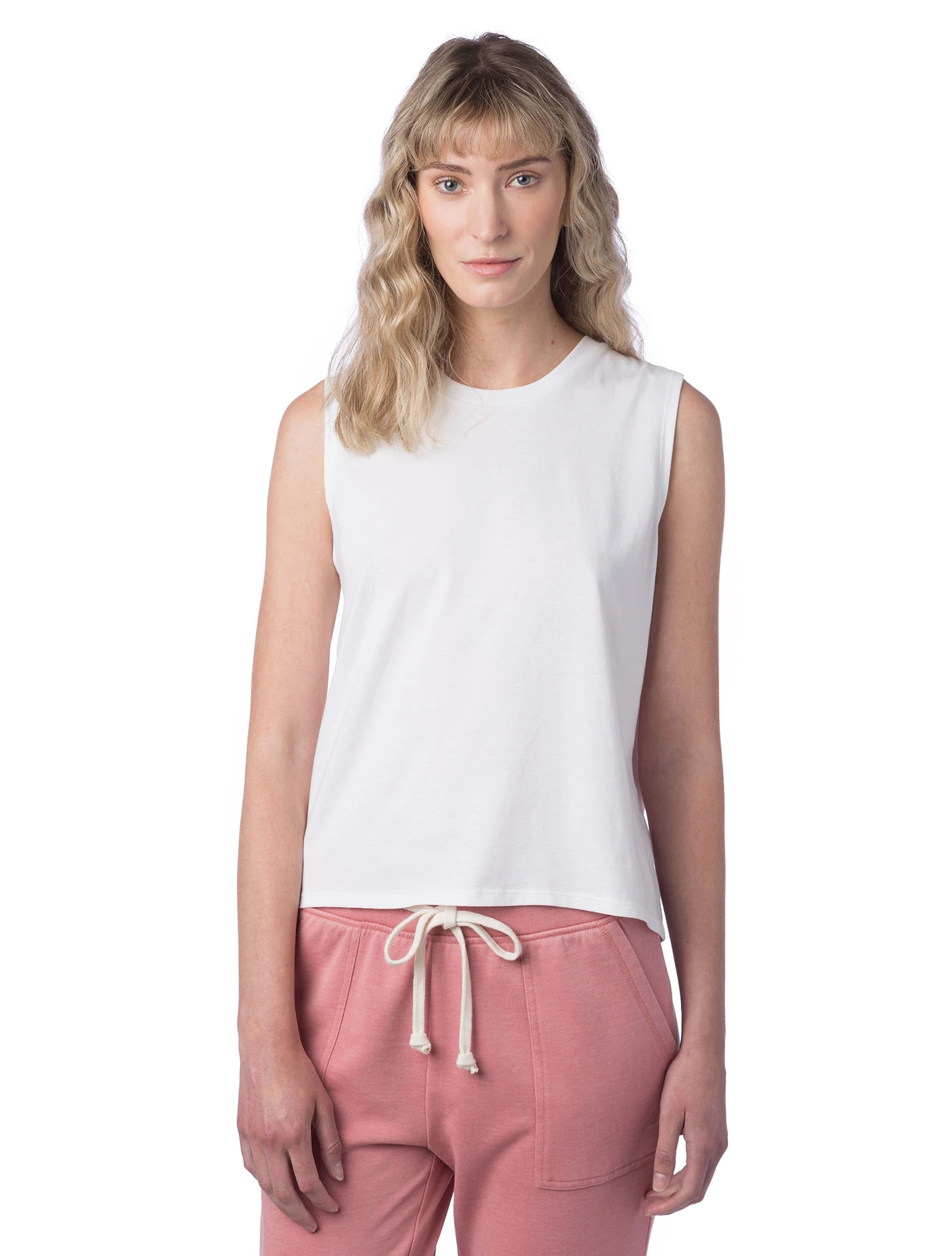 Women's Cotton Jersey Go-To Crop Muscle Tank 8 Women's Cotton Jersey Go-To Crop Muscle Tank - Image 6