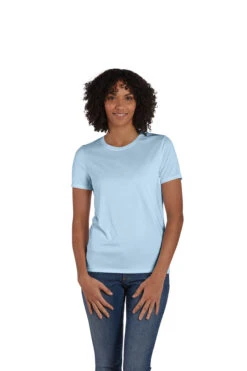 Hanes Women's Cool DRI® Short Sleeve Tee 18 Hanes Women's Cool DRI® Short Sleeve Tee -Jiffyshirts Sales Store 122408 4830 Light Blue 6