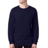 Hanes Unisex 5.2 Oz. Essential-T Long Sleeve Tee -Jiffyshirts Sales Store 122415 5286 Athletic Navy 6