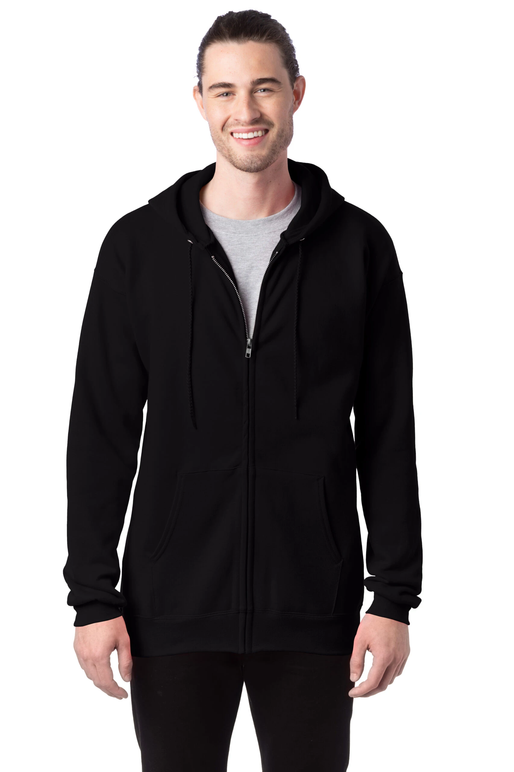 Hanes Unisex 9.7 Oz. Ultimate Cotton® 90/10 Full-Zip Hood 3 Hanes Unisex 9.7 Oz. Ultimate Cotton® 90/10 Full-Zip Hood