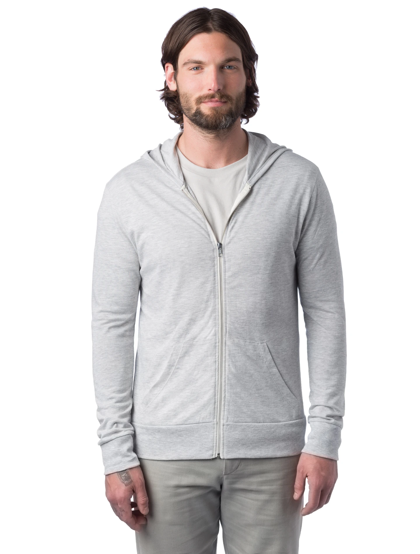 Unisex Lightweight Eco-Jersey™ Zip Hoodie 8 Unisex Lightweight Eco-Jersey™ Zip Hoodie - Image 6