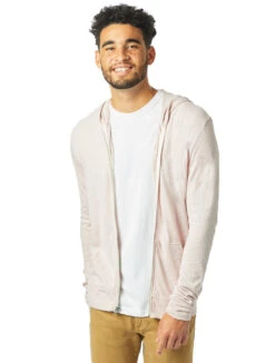 Unisex Lightweight Eco-Jersey™ Zip Hoodie 25 Unisex Lightweight Eco-Jersey™ Zip Hoodie -Jiffyshirts Sales Store 122451 1970E1 Eco Rose Quartz 6