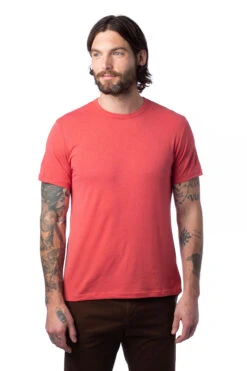 Men's Modal Tri-Blend T-Shirt 23 Men's Modal Tri-Blend T-Shirt -Jiffyshirts Sales Store 122563 4400HM Faded Red 6