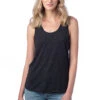 Ladies' Modal Tri-Blend Racer Tank -Jiffyshirts Sales Store 122574 4460HM Black 6