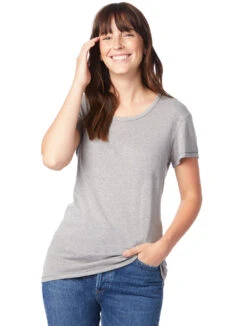 Ladies' Keepsake Vintage Jersey T-Shirt 27 Ladies' Keepsake Vintage Jersey T-Shirt -Jiffyshirts Sales Store 122616 5052BP Smoke Grey 6