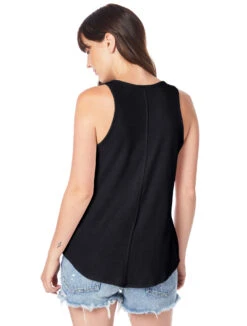Ladies' Backstage Vintage Jersey Tank -Jiffyshirts Sales Store 122633 5054BP Black 7