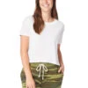 Ladies' Headliner Cropped T-Shirt 2 Ladies' Headliner Cropped T-Shirt -Jiffyshirts Sales Store 122957 5114BP White 6