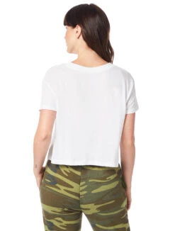 Ladies' Headliner Cropped T-Shirt 15 Ladies' Headliner Cropped T-Shirt -Jiffyshirts Sales Store 122957 5114BP White 7