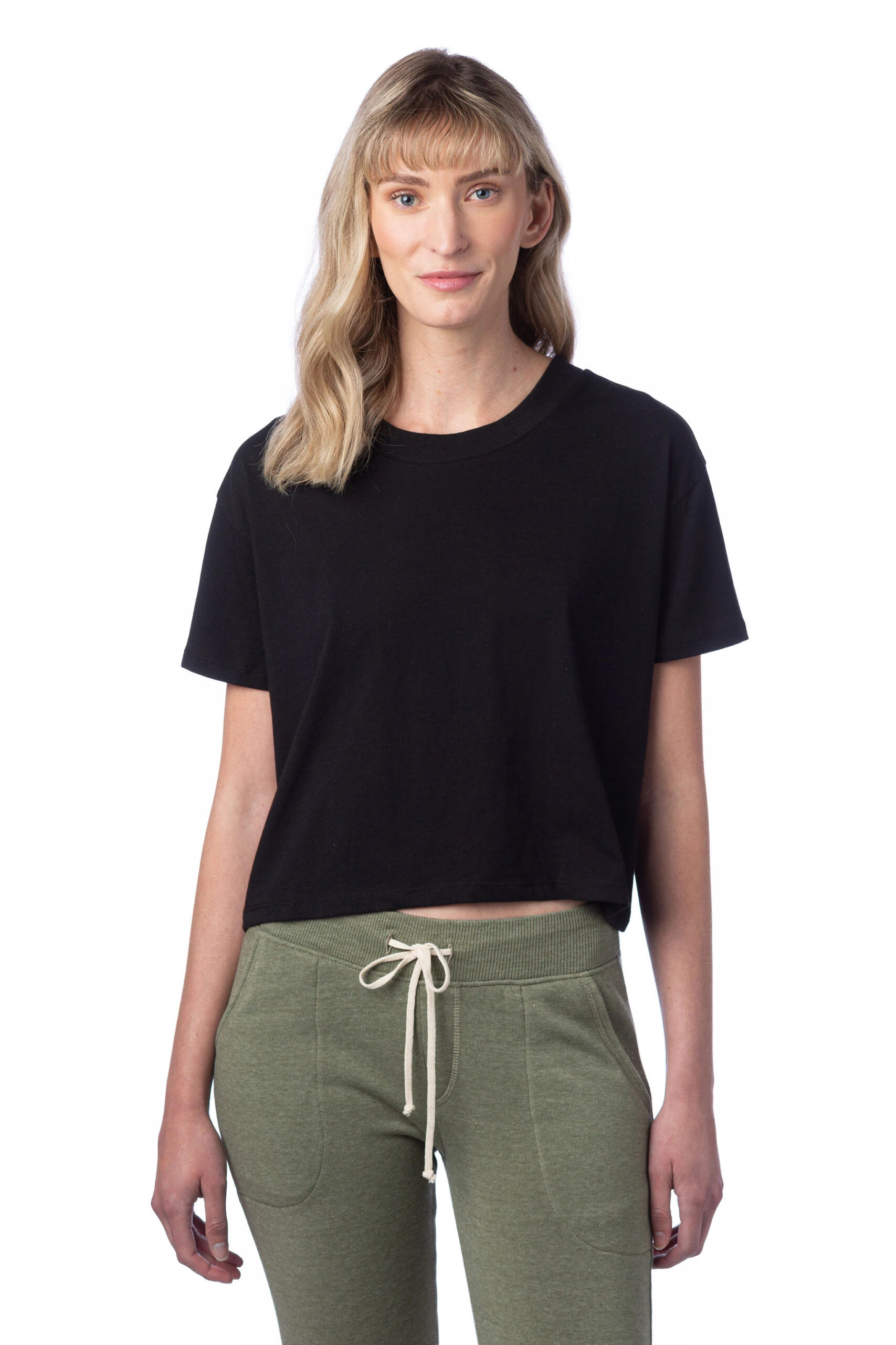 Women's Cotton Jersey Go-To Headliner Crop Tee 3 Women's Cotton Jersey Go-To Headliner Crop Tee