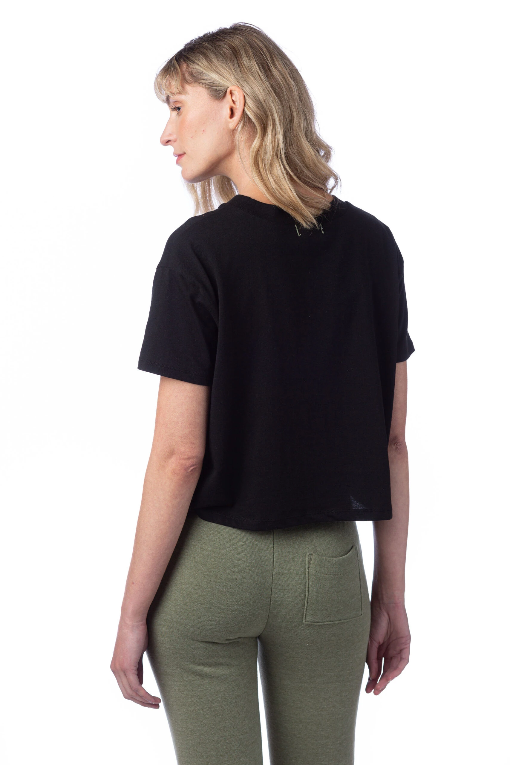 Women's Cotton Jersey Go-To Headliner Crop Tee 6 Women's Cotton Jersey Go-To Headliner Crop Tee - Image 4