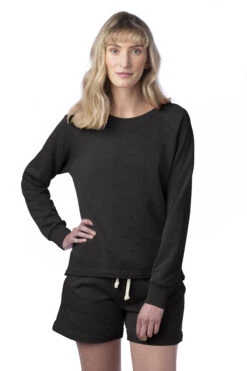 Ladies' Lazy Day Pullover 17 Ladies' Lazy Day Pullover -Jiffyshirts Sales Store 123000 8626NM Black 6