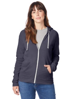 Ladies' Adrian Eco-Fleece Hoodie -Jiffyshirts Sales Store 123068 9573F2 Eco True Navy 6