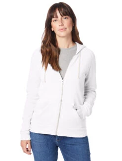 Ladies' Adrian Eco-Fleece Hoodie -Jiffyshirts Sales Store 123068 9573F2 Eco White 6