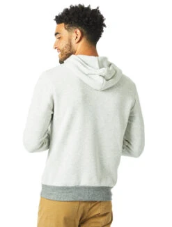Men's Challenger Eco-Fleece Hoodie -Jiffyshirts Sales Store 123108 9595F2 Eco Light GreyEco Grey 7
