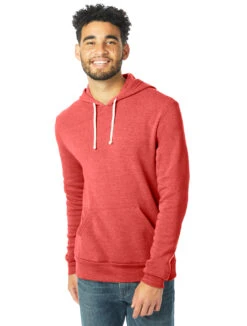 Men's Challenger Eco-Fleece Hoodie -Jiffyshirts Sales Store 123111 9595F2 Eco True Red 6