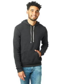 Men's Challenger Eco-Fleece Hoodie -Jiffyshirts Sales Store 123112 9595F2 Eco True Black 6