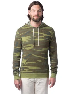Men's Challenger Eco-Fleece Hoodie -Jiffyshirts Sales Store 123116 9595FB Camo 6