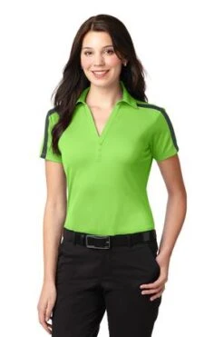 Ladies Silk Touch Performance Colorblock Stripe Polo 21 Ladies Silk Touch Performance Colorblock Stripe Polo -Jiffyshirts Sales Store 12364f669a9232