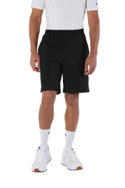 Champion Cotton Jersey 9" Shorts With Pockets -Jiffyshirts Sales Store 123769 8180 Black 6