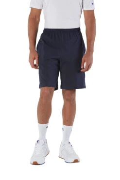 Champion Cotton Jersey 9" Shorts With Pockets -Jiffyshirts Sales Store 123769 8180 Navy 6