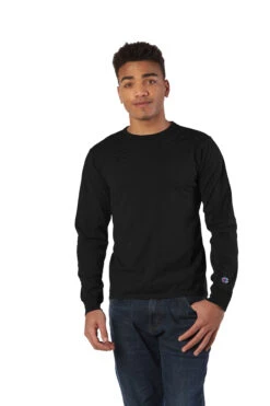 Champion Unisex Garment Dyed Long Sleeve T-Shirt