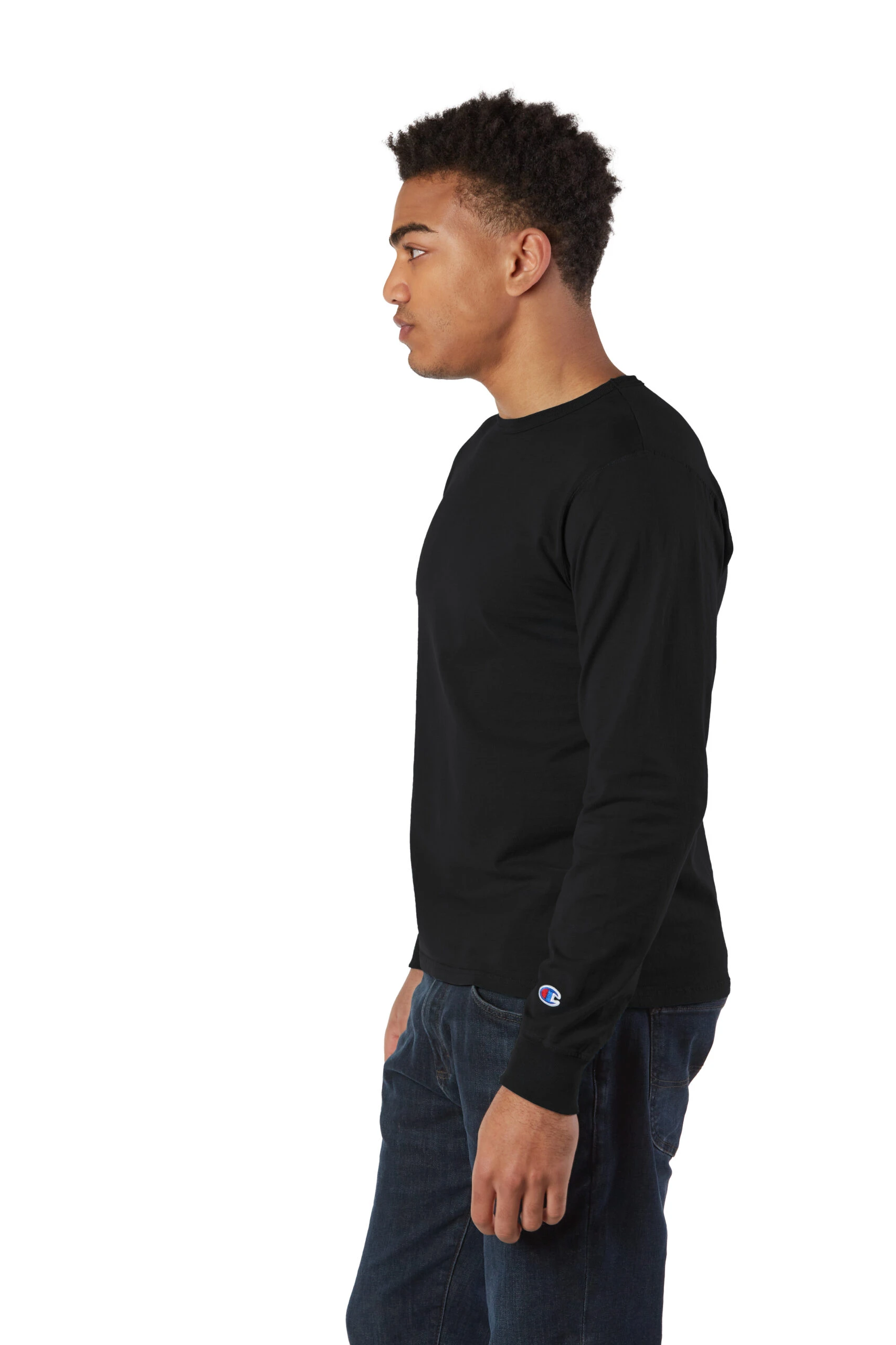 Champion Unisex Garment Dyed Long Sleeve T-Shirt 4 Champion Unisex Garment Dyed Long Sleeve T-Shirt - Image 2