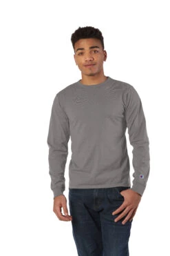 Champion Unisex Garment Dyed Long Sleeve T-Shirt 21 Champion Unisex Garment Dyed Long Sleeve T-Shirt -Jiffyshirts Sales Store 123779 CD200 Concrete 6