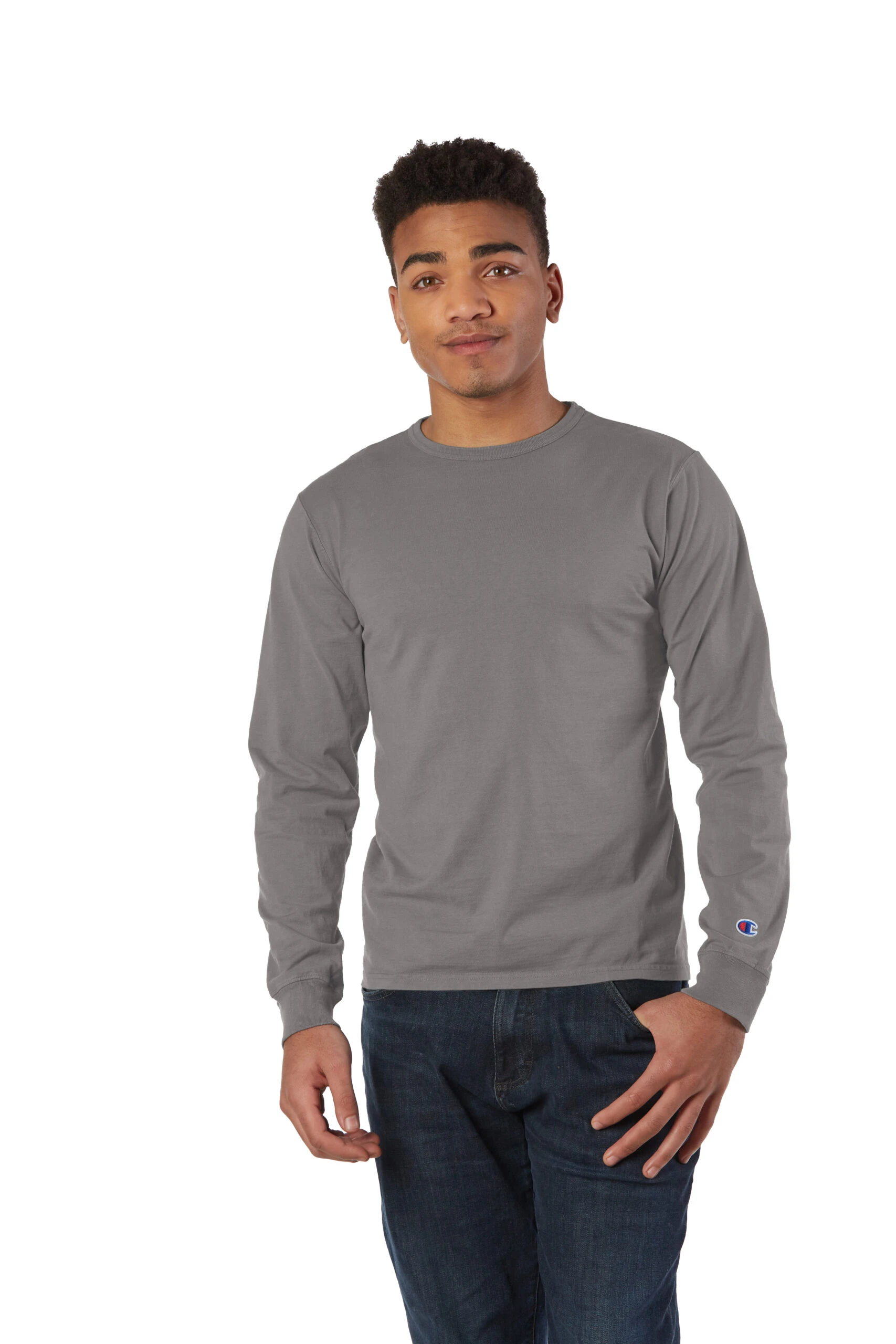 Champion Unisex Garment Dyed Long Sleeve T-Shirt 12 Champion Unisex Garment Dyed Long Sleeve T-Shirt - Image 10