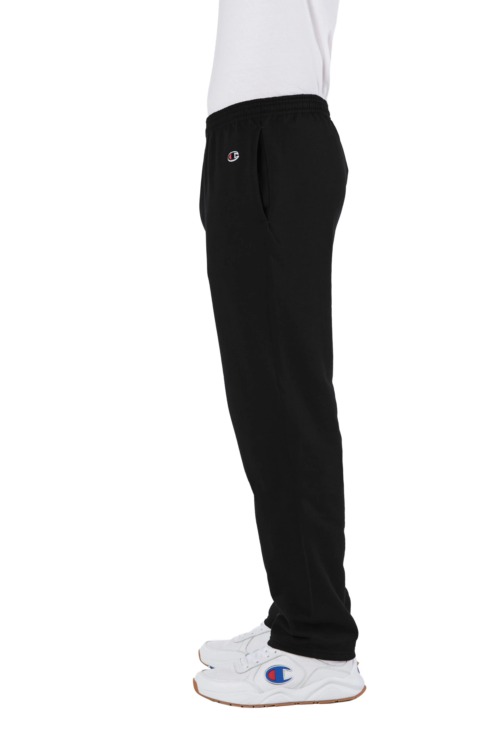 Champion Adult Unisex 9 Oz. Double Dry Eco® Open-Bottom Fleece Pant With Pockets 4 Champion Adult Unisex 9 Oz. Double Dry Eco® Open-Bottom Fleece Pant With Pockets - Image 2