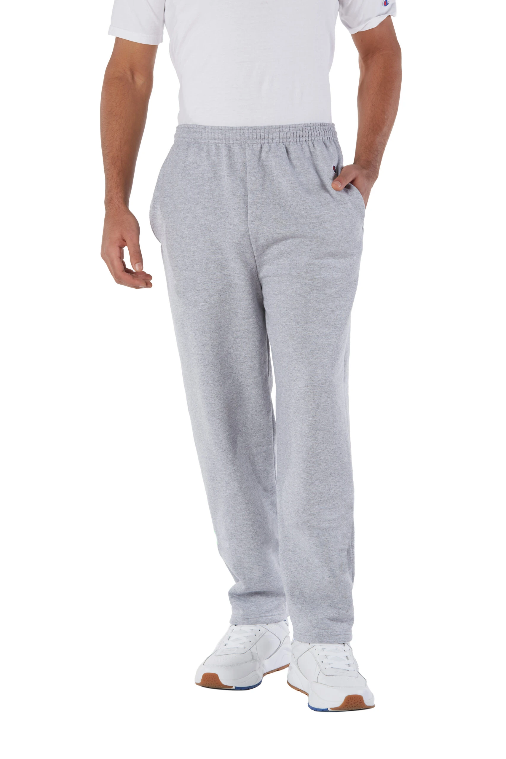 Champion Adult Unisex 9 Oz. Double Dry Eco® Open-Bottom Fleece Pant With Pockets 8 Champion Adult Unisex 9 Oz. Double Dry Eco® Open-Bottom Fleece Pant With Pockets - Image 6
