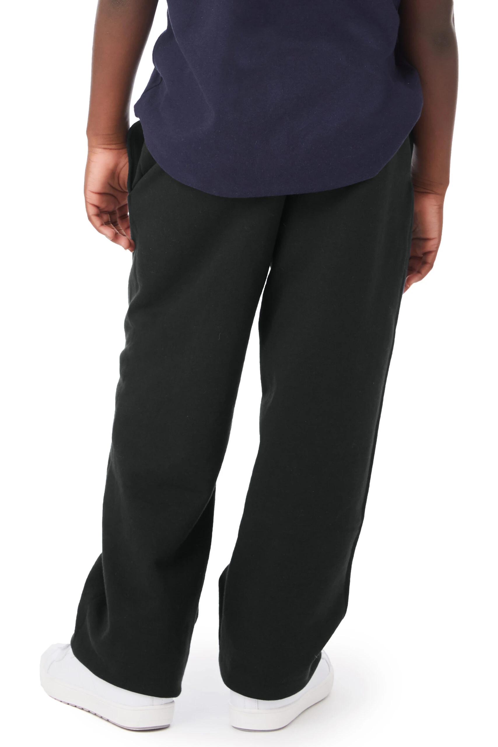 Champion Youth Unisex 9 Oz. Double Dry Eco® Open-Bottom Fleece Pant 6 Champion Youth Unisex 9 Oz. Double Dry Eco® Open-Bottom Fleece Pant - Image 4