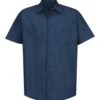 Short Sleeve Work Shirt Long Size