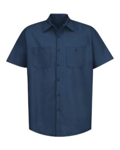 Short Sleeve Work Shirt Long Size