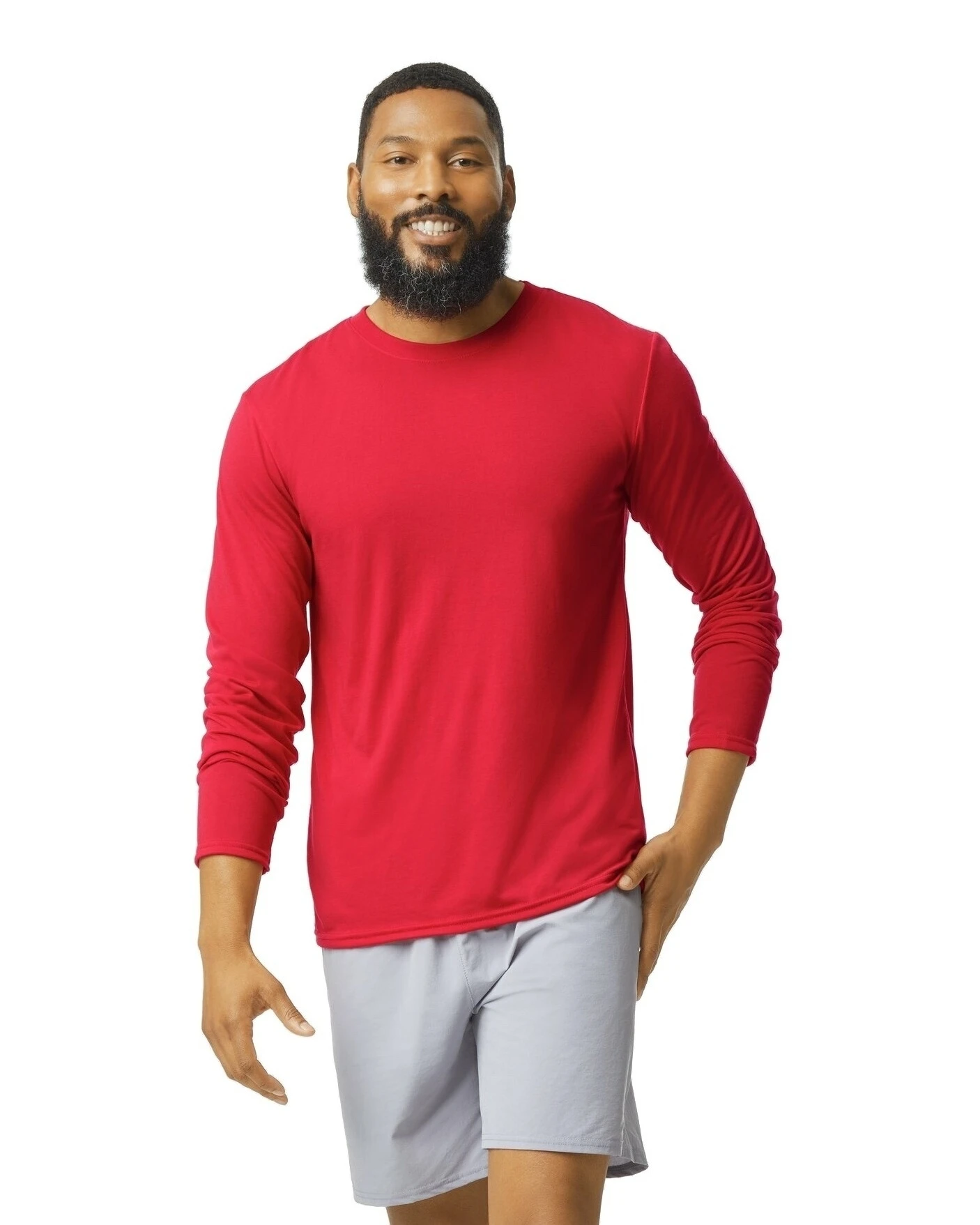 Gildan Adult Unisex Performance® Adult 5 Oz. Long-Sleeve T-Shirt 10 Gildan Adult Unisex Performance® Adult 5 Oz. Long-Sleeve T-Shirt - Image 8