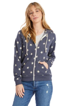Ladies' Adrian Eco-Fleece Hoodie -Jiffyshirts Sales Store 129437 9573FB Stars 6