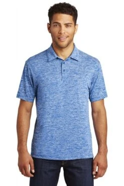 Men's PosiCharge Electric Heather Polo 19 Men's PosiCharge Electric Heather Polo -Jiffyshirts Sales Store 12b042e236e470